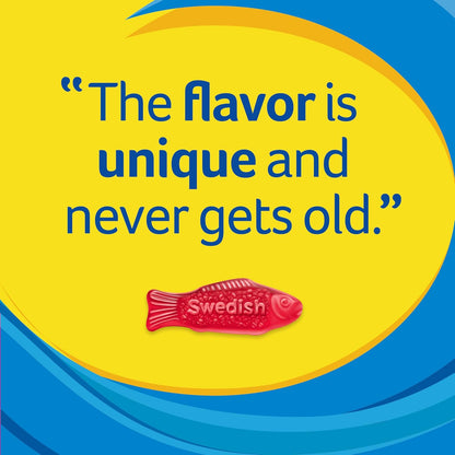 Swedish Fish Soft & Chewy Gummy Candy, Bulk Candy 5 lb for Get-Well Care Packages and Thinking-of-You Snack Boxes
