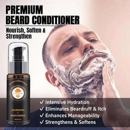 sweet orange & sandalwood beard oil and balm duo for softening, moisturizing, and shine