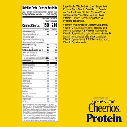 sweetened cookies and crème flavor profile
