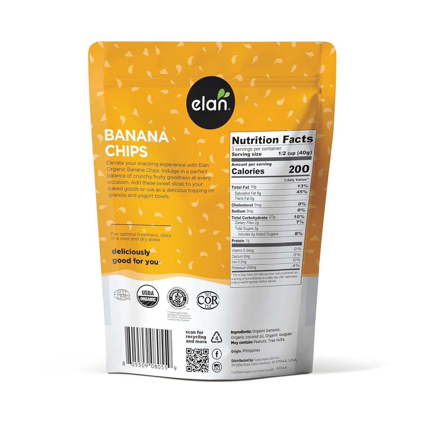 sweetened only with organic cane sugar