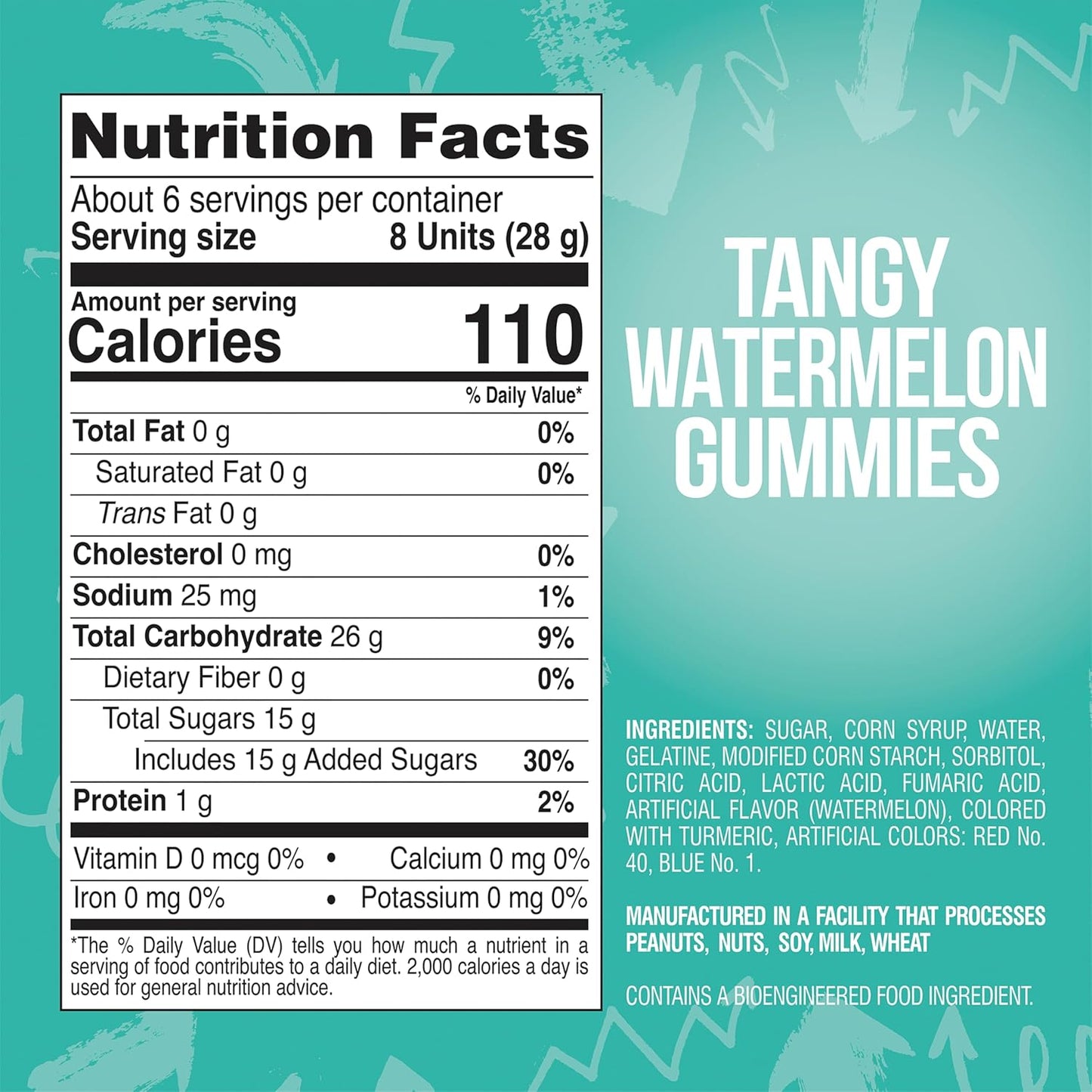 sweetened with pure cane sugar (no high fructose corn syrup)