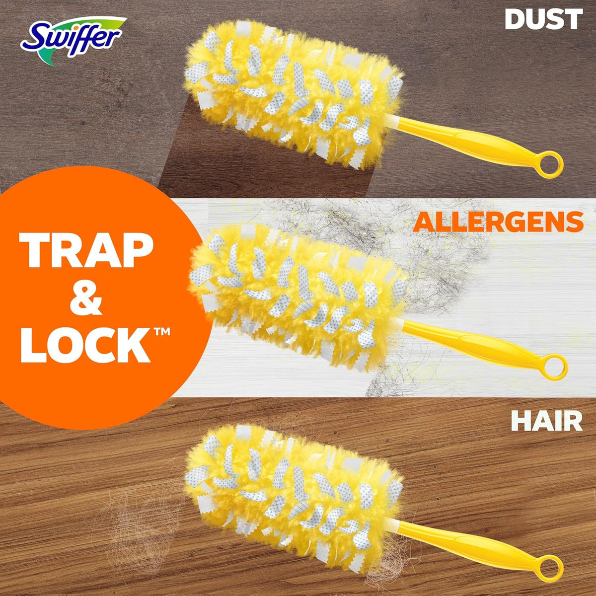 Swiffer Heavy Duty Duster Refills Lavender – Quick Weekly Dusting for Home Offices and Study Corners