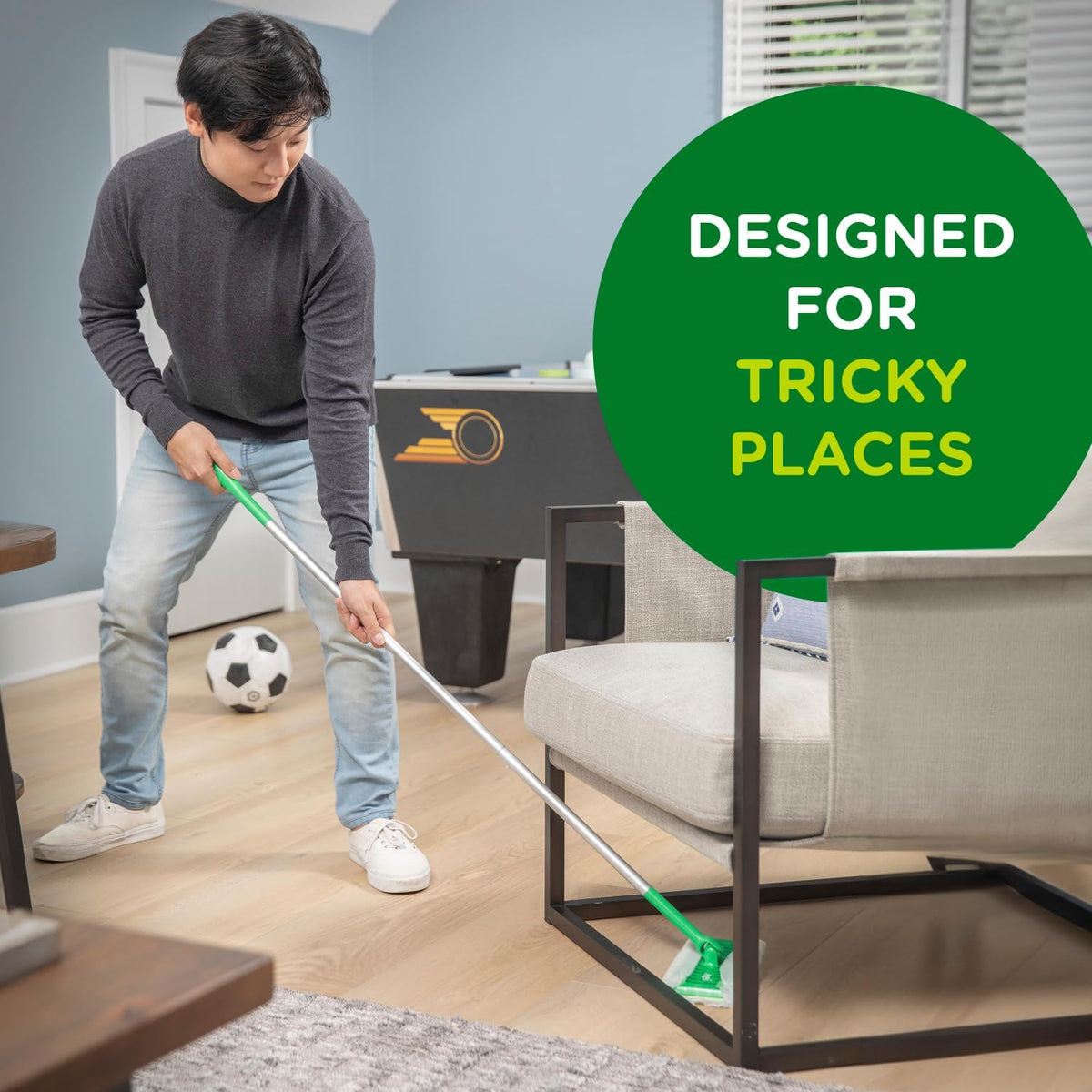 Swiffer Sweeper 2-in-1 Mop — Wind-Down Floor Care Ritual for Pet Households, Allergen-Locking Sweep and Mop Kit