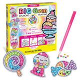 Creativity for Kids Big Gem Diamond Painting Set – Display-Worthy Halloween Craft for Front Porch and Entryway Tables