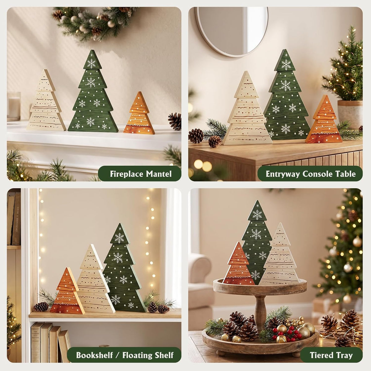 tabletop dimensions of 7.5"l x 5"w per tree with 0.59-inch thickness