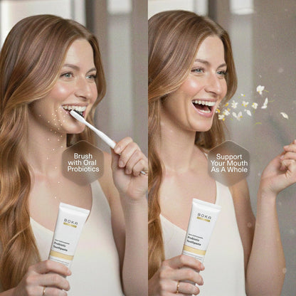 tagged for natural whitening and sensitive-teeth relief; safe for both adults and kids