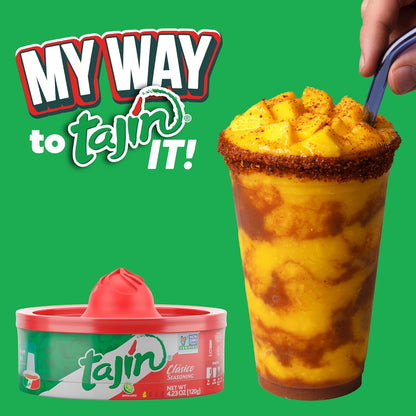 Tajín Clásico Chile Lime Seasoning – Travel-Friendly Rimmer for Patio Parties, Tailgates, and Beach Cookouts