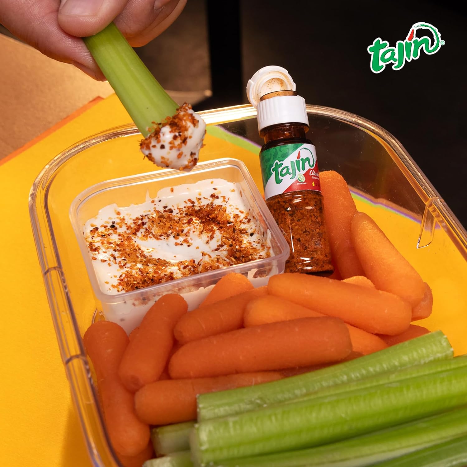 Tajín Clásico Mexican Salt – Compact Travel Bottles for Business Trips, Hotel Room Margaritas, and Airport Snacks