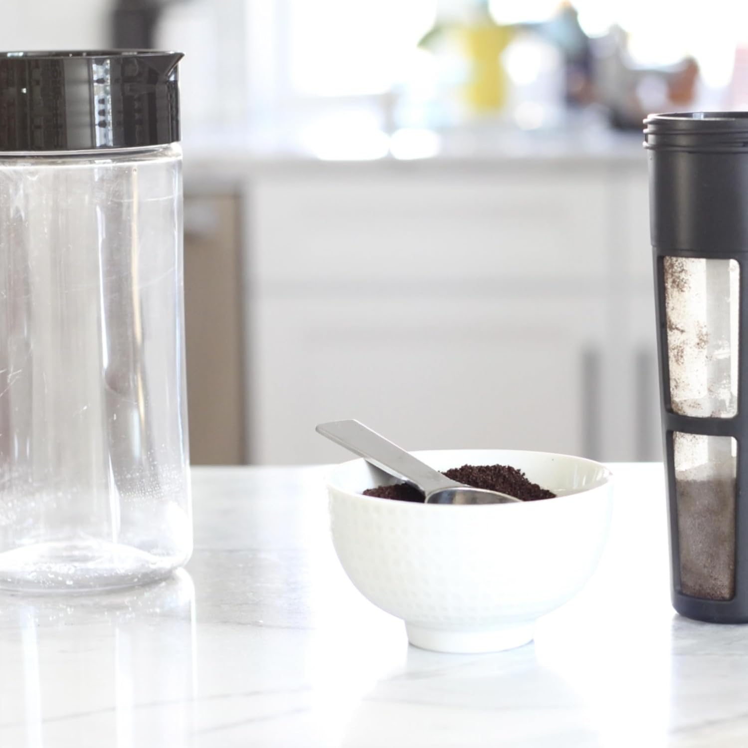 Takeya Cold Brew Maker – Prep-Ahead Coffee Solution for Meal Preppers and Remote Workers, Dishwasher Safe