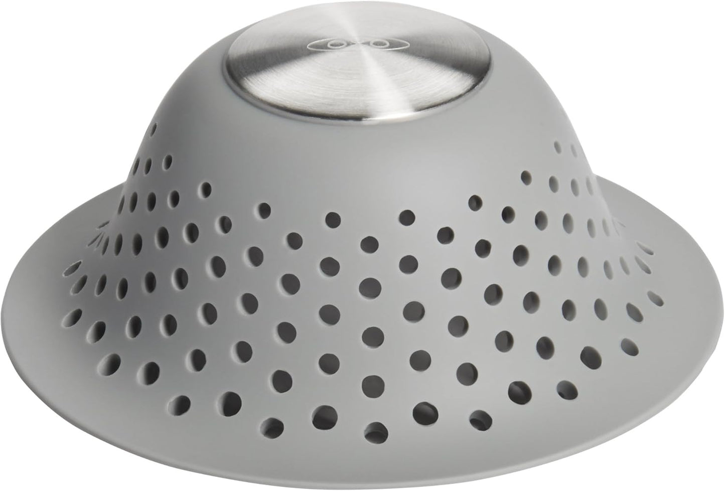 tall domed silicone profile that fits 4.5-inch flat and pop-up drains