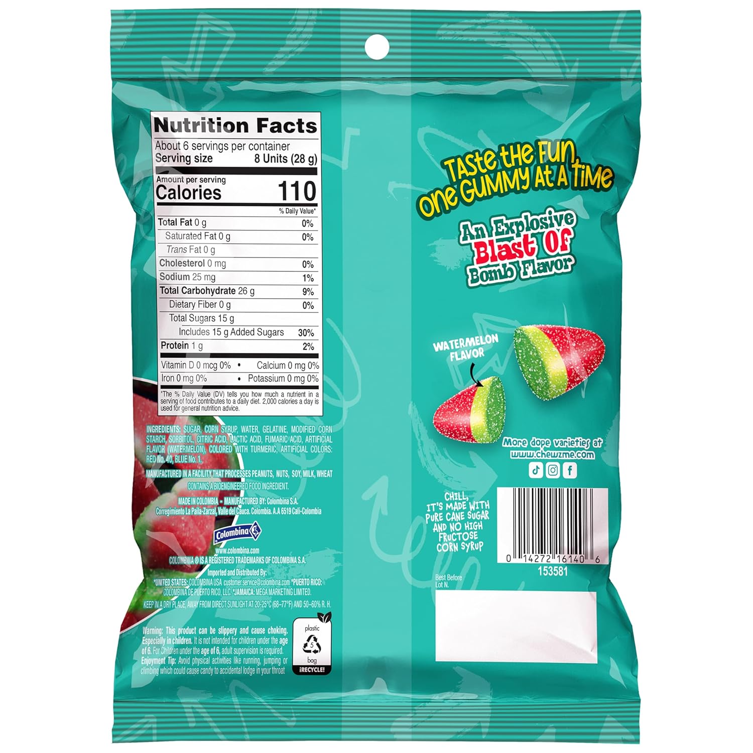 tangy sour sugar outer coating
