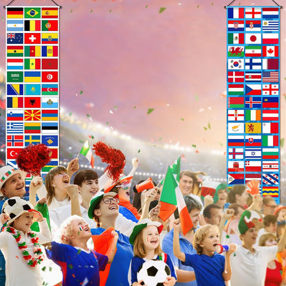 Tatuo International Bunting – Kids' Soccer Birthday Porch Sign for Garden Party and Nursery Room Theme Decoration