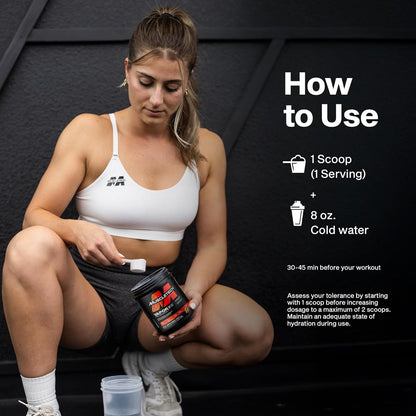 taurine inclusion for additional energy and focus support