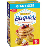 Betty Crocker Bisquick Original Mix – Everyday Home Pantry Baking Solution for 145 Pancakes, 96 oz