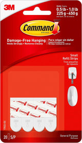 Command Small Refill Strips – Stocking Stuffer for Apartment Dwellers Who Switch Up Their Wall Decor