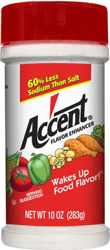 Ac'cent All Natural Flavor Enhancer for the Streamlined Home Kitchen, Effortless Seasoning for Restrained Everyday Cooking