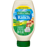 Hidden Valley Easy Squeeze Ranch – Low Carb Topping for Mindful Weeknight Dinners, 20 Ounce