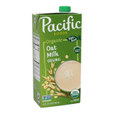 Pacific Foods Organic Oat Milk – Portable Vegan Milk for RV Kitchens and Road Trip Coffee, 32 oz Carton