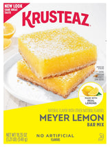 Krusteaz Meyer Lemon Bar Mix – Kid-Friendly Baking Mix for Family Gatherings, Soft and Flaky When Slightly Underbaked