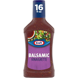 Kraft Lite Balsamic Raspberry Vinaigrette – Clean-Label Dressing for Weight Management and Spinach Salads, 16 fl oz