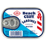 Beach Cliff Wild Caught Sardines – Quick Workday Protein, No-Cook Shelf-Stable Cans for Home Office Meal Breaks