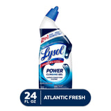 Lysol Toilet Bowl Cleaner, Angled Neck – Easier Bathroom Cleaning for Tired Parents, Hands-Free Toilet Bowl Gel