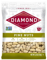 Diamond of California Pine Nuts – Mindful Snacking Staple for Keto and Gluten-Free Wellness Routines, 2.25 oz
