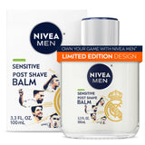 NIVEA MEN Real Madrid Aftershave Balm – Collectible Team Merchandise Gifting for Husband or Boyfriend, 3.3 Oz Bottle