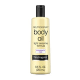 Neutrogena Body Oil Light Sesame Formula – 2 Pack Fragrance Free Body Oil, Practical Housewarming and Holiday Gift for Her