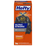 Hefty Ultra Strong 30 Gallon Black Trash Bags – Heavy-Duty Drawstring Liners That Keep High-Traffic Spaces Running Smoothly