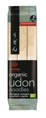 Hakubaku Organic Udon Noodles – Single-Ingredient Wheat Pasta for Clean Eating Routines