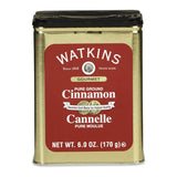 Watkins Gourmet Pure Ground Cinnamon Tin – Valentine's Day Gift for Her, Romantic Spice Rack Upgrade in 6 oz Tin