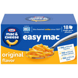 Kraft Easy Mac Single-Serve Mac & Cheese – Clutter-Free Pantry Staple for Small Apartments