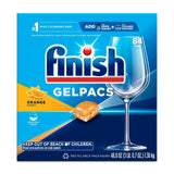Finish All in 1 Gelpacs Dishwasher Soap – Scent-Forward Home Dish Care, Pre-Measured Orange Scent Pods for Relaxing Post-Dinner Routine