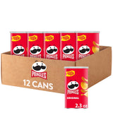 Pringles Original Crisps – Grab-and-Go Snack for Study Sessions and Long Shifts, 24 Pack