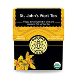 Buddha Teas Functional Mushroom Herbal Tea – Caffeine Free Brain Support Brew for Background Desk Ritual, Chaga Reishi Lion's Mane Cordyceps, 18 Bags
