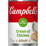 Campbell's Condensed Heart Healthy Cream of Chicken Soup, Caregiver Pantry Pick for Quick Senior Lunch Prep