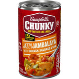 Campbell's Chunky Cajun Jambalaya Soup – On-the-Go Protein Boost for Busy Professionals, 18.6 Oz Can