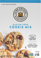 King Arthur Gluten-Free Cookie Mix – Allergy-Safe School Bake Sale Cookies, Kid-Friendly Brown Sugar Treats