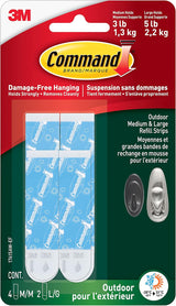 Command Outdoor Refill Strips – Worry-Free Outdoor Hold That Leaves Surfaces Untouched