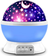 GOLUM Star Projector – Wind-Down Night Light for Mindful Sleep Routine, Quiet LED Star and Moon Projection