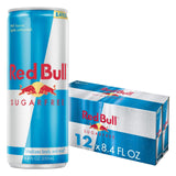 Red Bull Sugar Free Energy Drink – Allergen-Friendly Energy Option for Vegetarian and Gluten-Free Lifestyles, Pack of 24