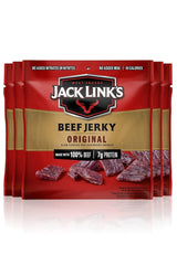 Jack Link's Beef Jerky Variety Pack - Original and Teriyaki - Pre- and Post-Workout Gym Bag Protein Refuel for Busy Professionals, 1.25 oz Each