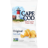 Cape Cod Less Fat Original Kettle Chips – Game Day Hostess Present with Artisan Kettle Crunch