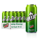 Mtn Dew AMP Energy Drink – Outdoor Festival and Park-Day Energy Supply, Recyclable 12-Pack Aluminum Cans