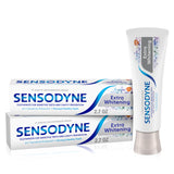 Sensodyne Extra Whitening Toothpaste for Sensitive Teeth – Gentle Whitening Twin Pack for Sensitive Smiles