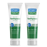 SmartMouth Premium Zinc Ion Toothpaste - Whitening - Gentle Enamel-Safe Whitening for Adults Avoiding Harsh Chemicals, 6 oz (2 Pack)