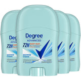 Degree Shower Clean Antiperspirant 4-Pack – Minimalist Vanity Deodorant for Women, No-Residue Solid Stick, 0.5 Oz Ea