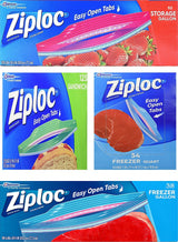 Ziploc Variety Pack Bags – Leak Proof Lunch Containers for Daycare Snacks, Field Trips, and Recess