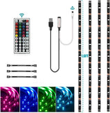HOUHUI RGB LED Strip Lights Kit as Anniversary Gift for Couples – 6.56ft USB Backlight for Shared Living Room Setup